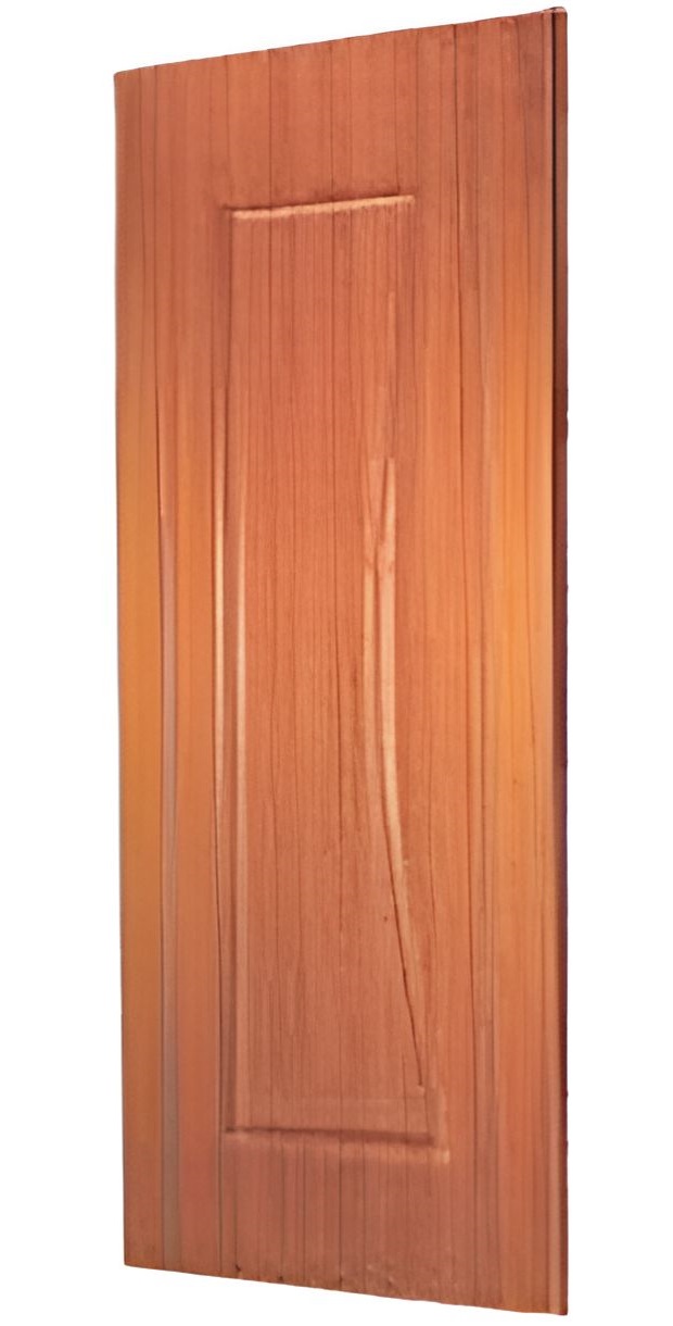 Single Panel Arch Woodgrain Panel Door
